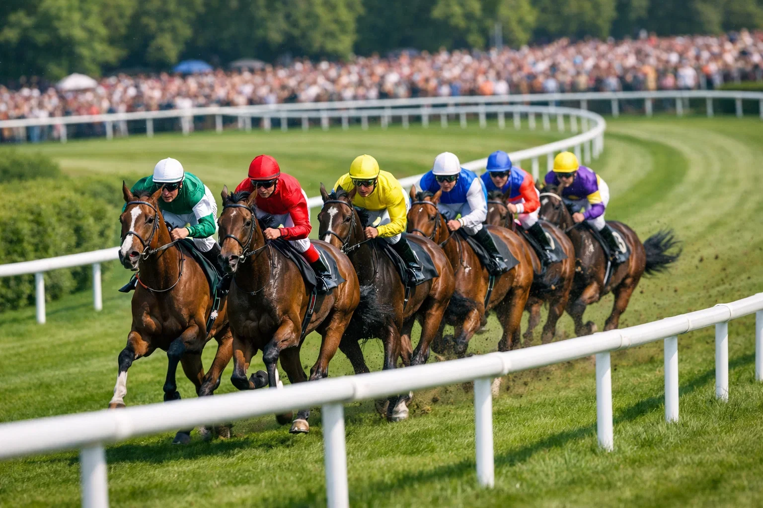 Deutsches Derby in Hamburg-Horn mit vollem Starterfeld